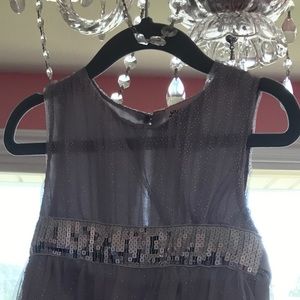 Sequin Floral Girl's Dress